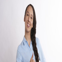 happy customer portrait